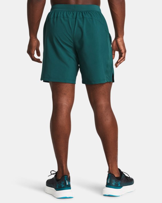 Men's UA Launch Unlined 7" Shorts, Blue, pdpMainDesktop image number 1
